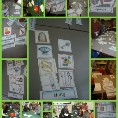 Materials vocab sorting